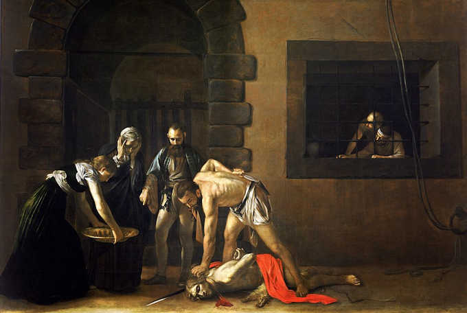 Caravaggio: Die Enthauptung Johannes des Tufers