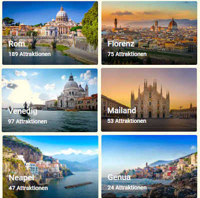 Besichtigungen, Touren und Aktivitten in Italien