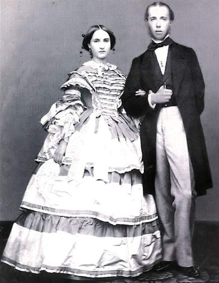 Erzherzog Ferdinand Maximilian von sterreich und seine Frau Charlotte von Belgien