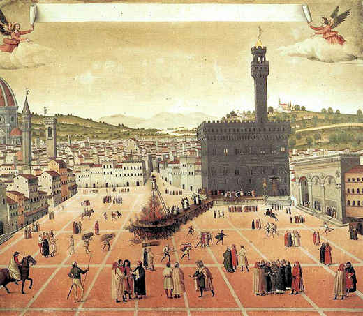 Die ffentliche Verbrennung von Girolamo Savonarola (1498)