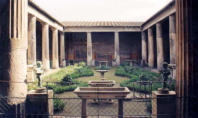 Die Ausgrabungssttten von Pompeji