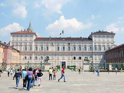 Der Knigspalast in Turin