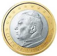 Vatikan, 1 Euro, Papst Johannes Paul II.