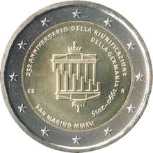 2-Euro Gedenkmünze 2015 von San Marino