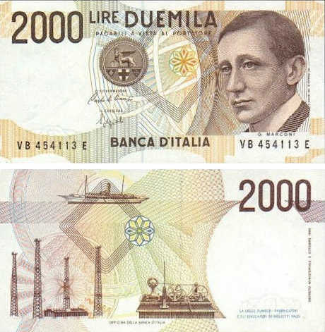 2000 Lire-Banknote