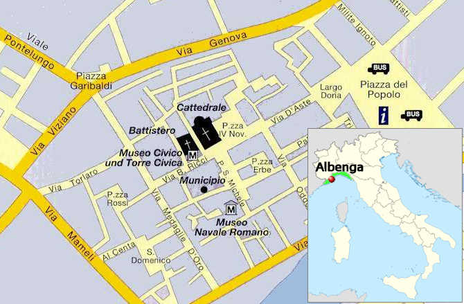Stadtplan online von Albenga