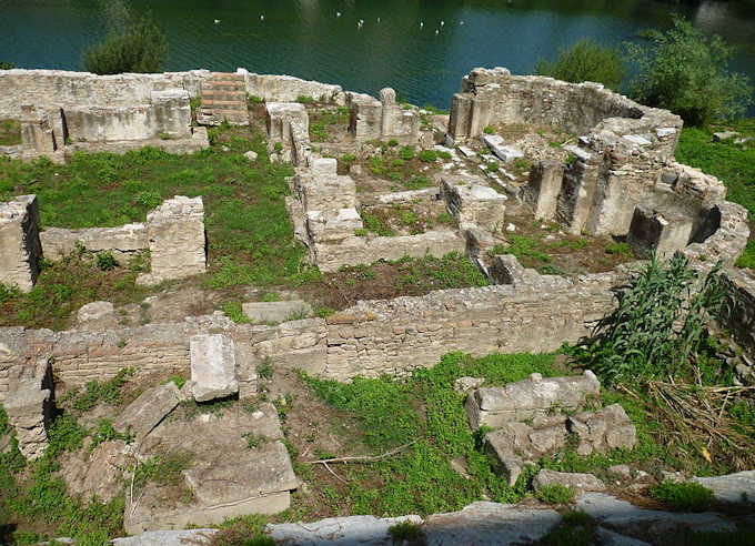 Einige Reste der römischen Thermalanlagen