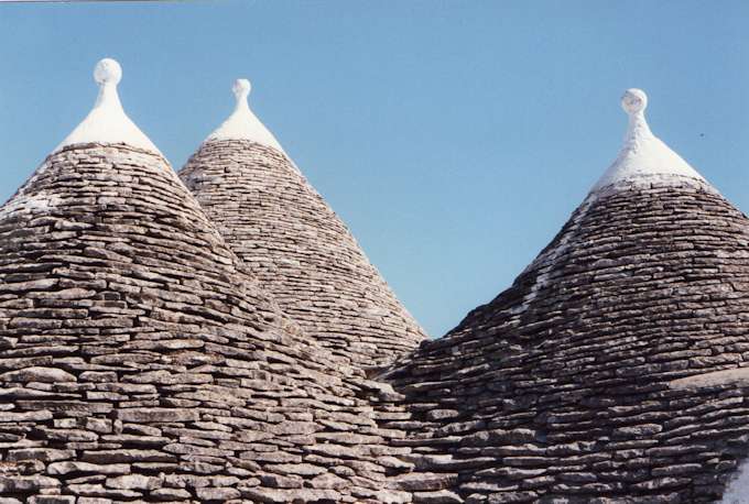 Die Trulli in Alberobello