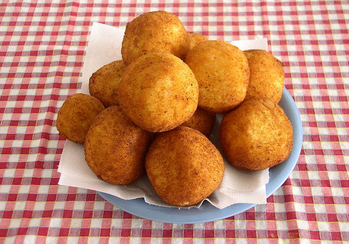 Arancini - frittierte Reisbllchen