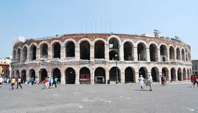 Die römische Arena von Verona