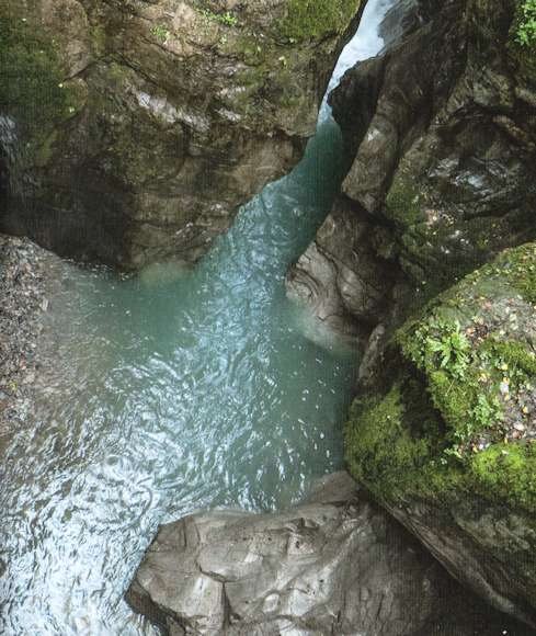 Die Schlucht von Bellano am Comer See