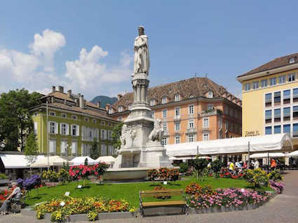 Der Waltherplatz in Bozen