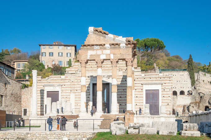 Der kapitolinische Tempel in Brescia