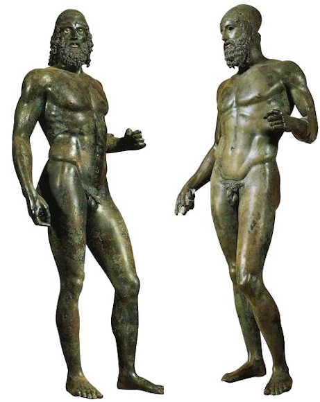 Die Bronzestatuen von Riace