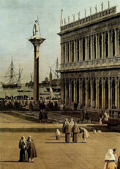 Die Piazzetta (Detail)