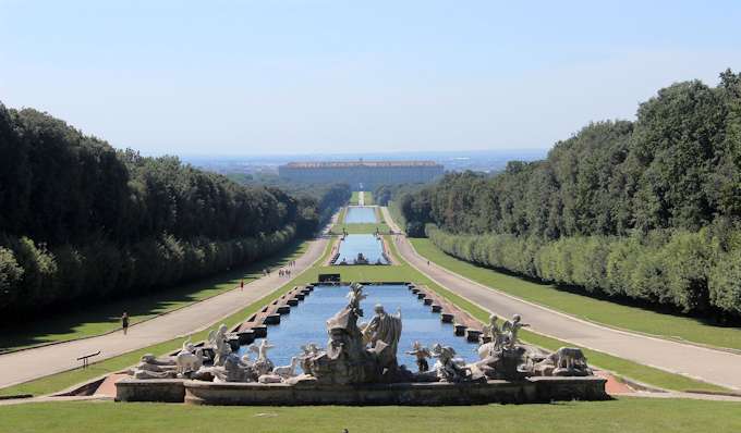 Der Schlosspark von Caserta