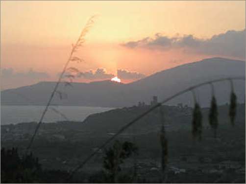 Sonnenuntergang im Cilento