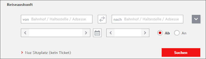 DB - Online Reiseauskunft