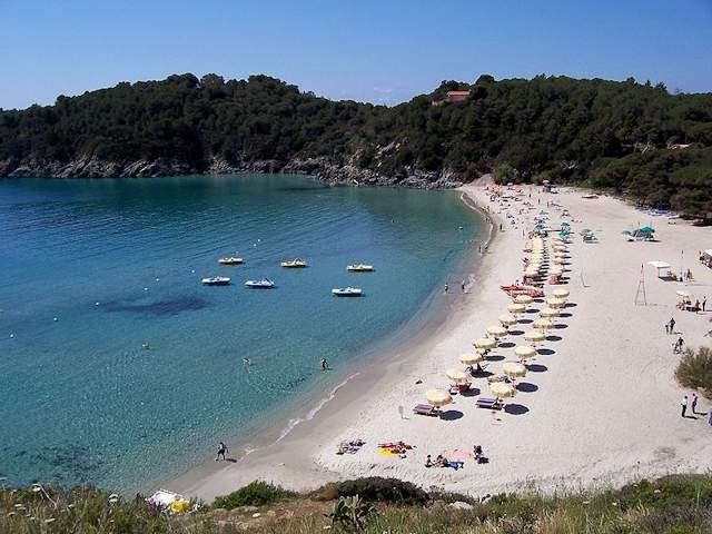 Ein Strand auf der Insel Elba