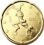 Italien, 20-Cent-Münze