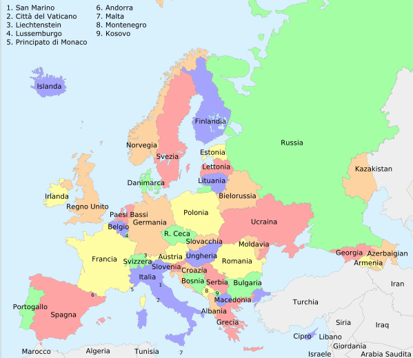 Stadtenamen Und Andere Geografische Bezeichnungen Auf Deutsch Und Italienisch