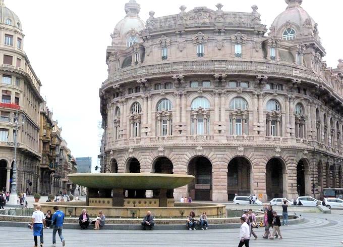 In der Altstadt von Genua