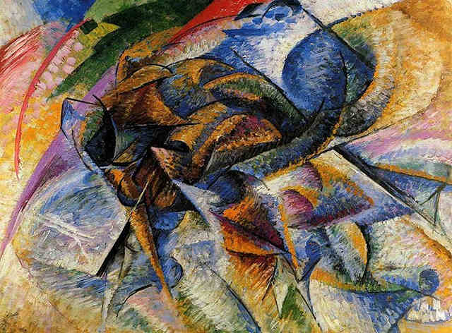 Umberto Boccioni (1882-1916): Dynamismus eines Radfahrers (1913)