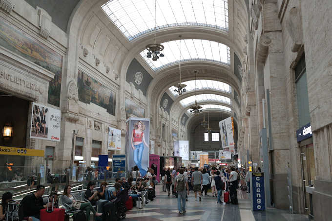 Der Hauptbahnhof von Mailand