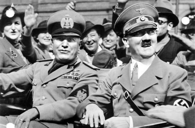 Hitler und Mussolini in Mnchen (1938)
