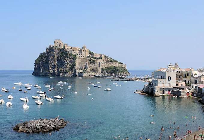 Ischia - die Burg Castello Aragonese