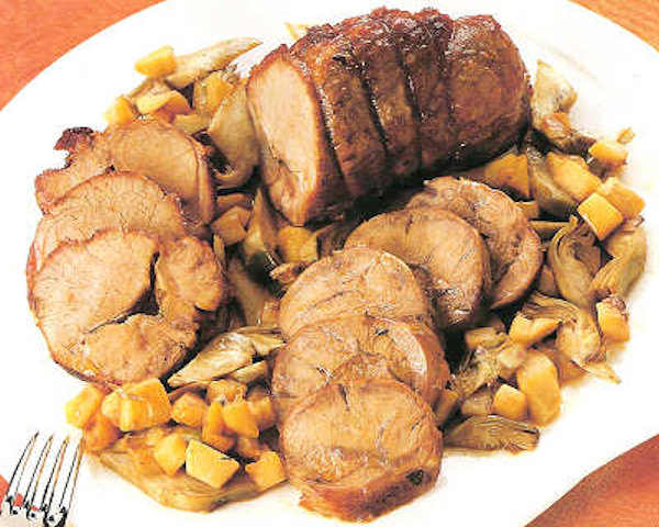 Kalbsbraten mit Artischocken