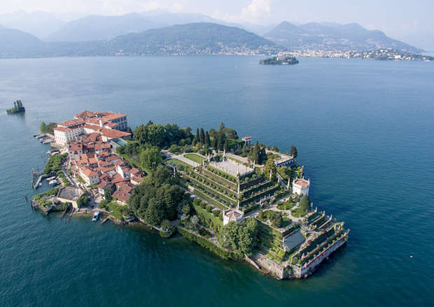 Der Palazzo Borromeo auf der Isola Bella