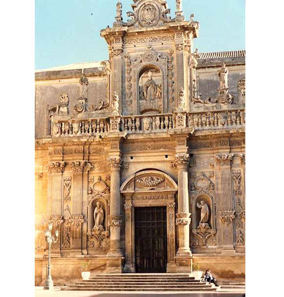 Lecce - die Fassade des Doms Sant'Oronzo