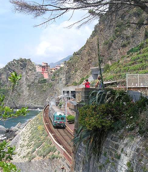 Der Bahnhof von Manarola