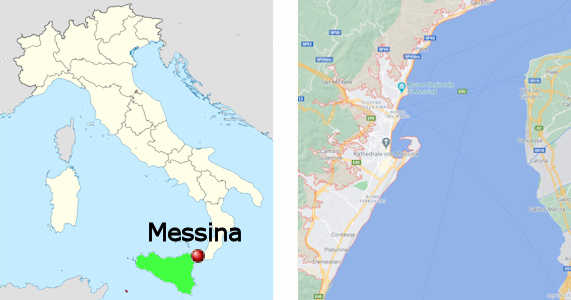 Stadtplan online von Messina