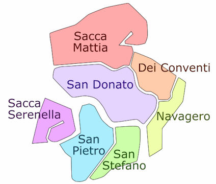 Murano - die 7 Teilinseln