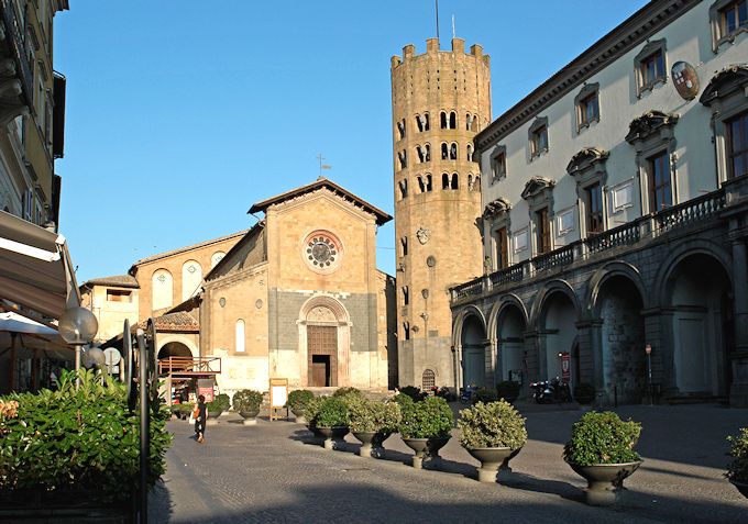 Piazza della Repubblica in der Altstadt von Orvieto