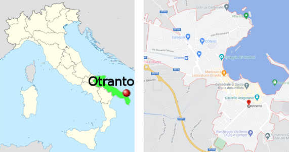 Stadtplan online von Otranto