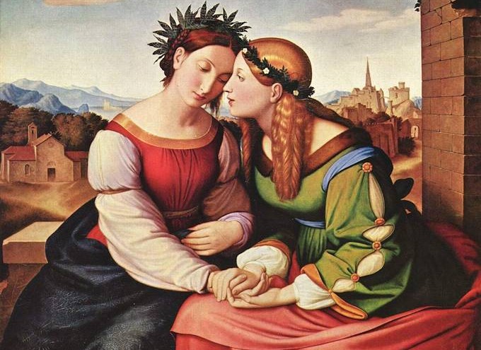 Germania und Italia - ein Gemlde von Friedrich Overbeck