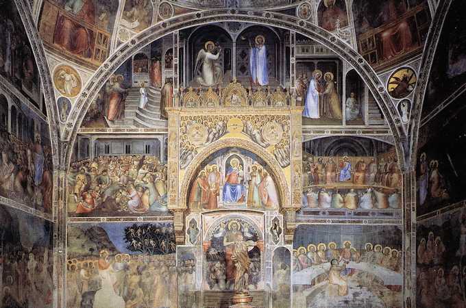 Die Fresken im Baptisterium