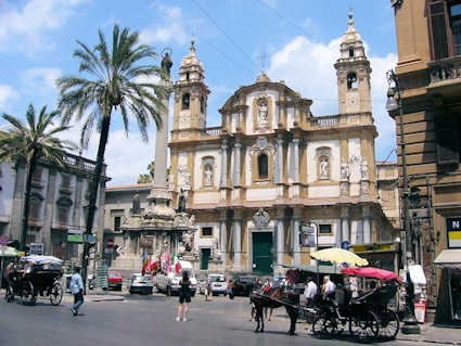 Die Kirche San Domenico in Palermo
