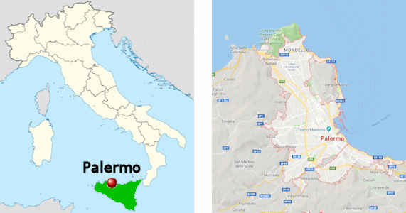 Stadtplan online von Palermo