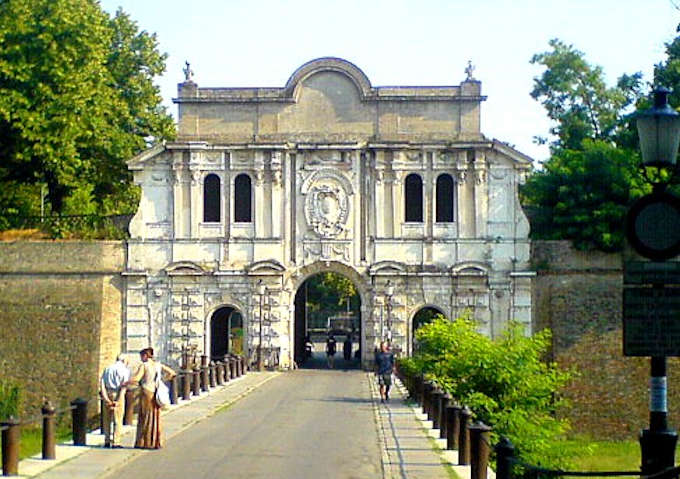 Parma - Der Eingang der Zitadelle