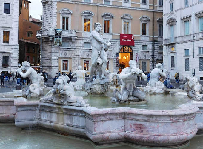 Piazza Navona - Der Mohrenbrunnen