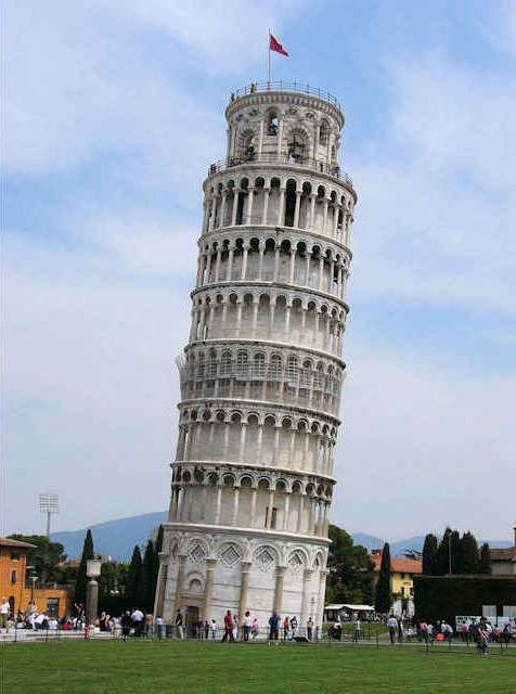 Der schiefe Turm von Pisa