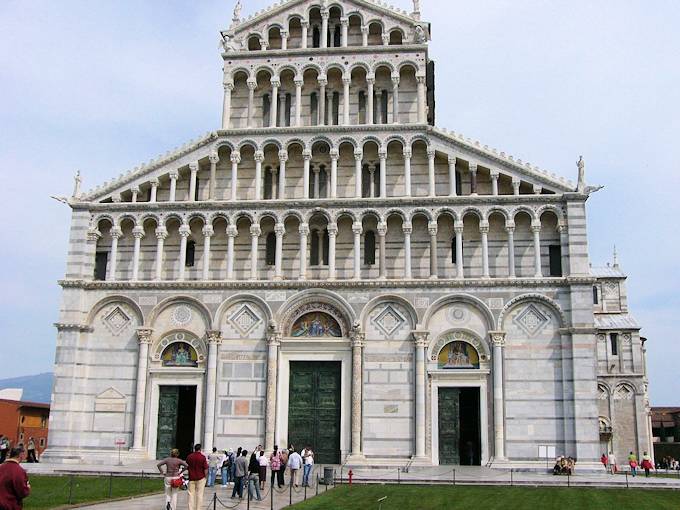 Piazza dei Miracoli - Die Fassade des Doms