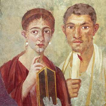 Wandgemälde und Mosaiken in Pompeji