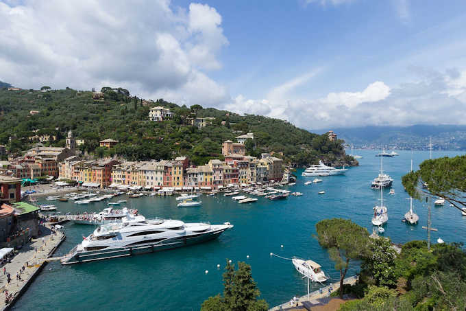 Der Hafen von Portofino