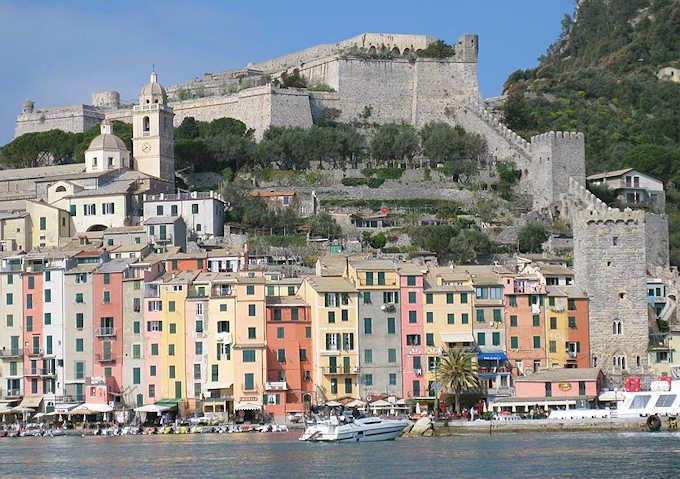 Portovenere - Die Burg Castello Doria