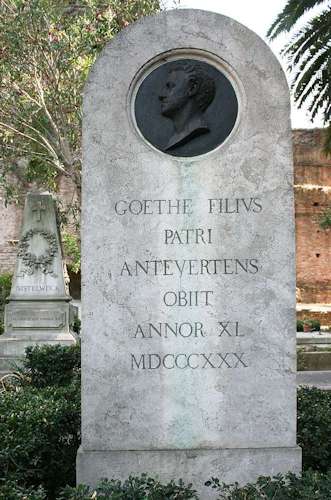 Grab von August Goethe